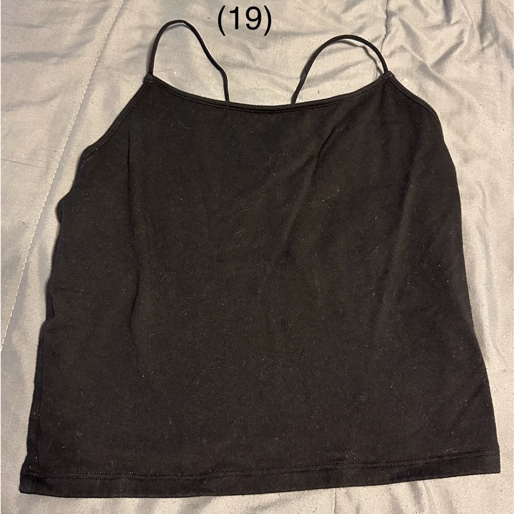 American Eagle Outfitters Black Sleeveless Camisole Top